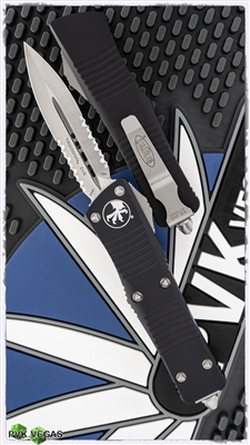 Microtech Troodon D/A 138-4 Satin Finish Double Edge