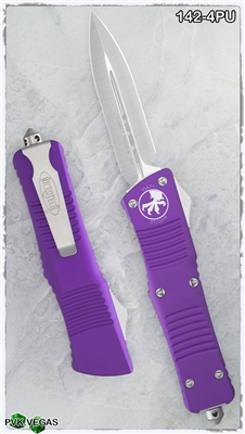 Microtech Combat Troodon D/A OTF D/E 142 SF Blade Purple handle