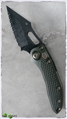 Microtech Auto Stitch S/E OD Handle M390 Black Blade