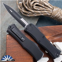 Microtech Hera II Mini 1701M-1T Bayonet Black Blade, Black Handle Tactical