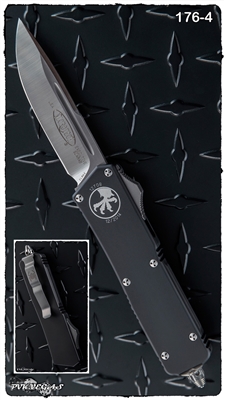 Microtech Scarab D/A OTF Executive Single Edge Satin Finish Blade