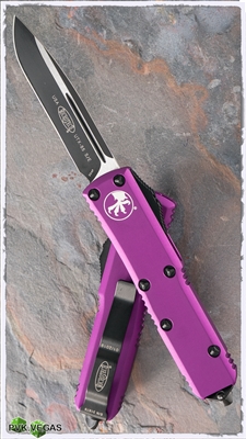 Microtech UTX-85 S/E 231-1VI Black Blade Violet Handle