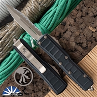 Microtech UTX-85 II D/E Bronze Apocalyptic Full Serrated