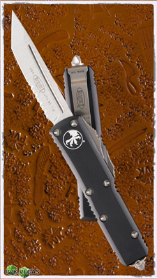 Microtech UTX-85 T/E 233-5 Satin Serrated Blade