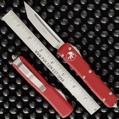 Microtech Ultratech T/E 123-4RD Satin Blade Red Handle