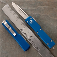 Microtech UTX-70 S/E 148-4BL Satin Blade Blue Body