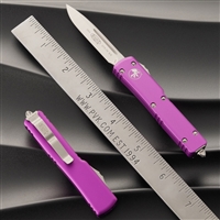 Microtech UTX-70 S/E 148-4VI Satin Violet Handle