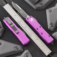 Microtech UTX-85 S/E 231-1VI Black Blade Violet Handle