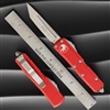 Microtech UTX-85 233-10RD Tanto Stonewash Blade, Red Handle