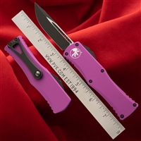 Microtech Hera 703-1VI Single Edge Black Blade Violet Chassis