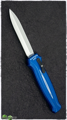 Piranha Rated-X Blue Handle D/E Mirror Polished Standard