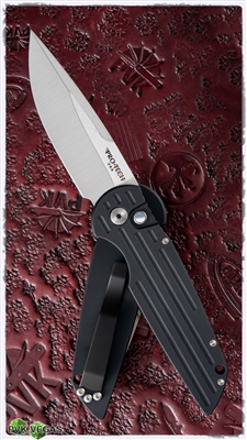 Protech TR-3LTD Tactical Response Auto Pearl Inlay Button Satin Blade