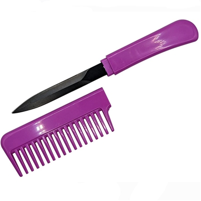 Purple Comb Knife