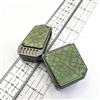 PVK Custom CooYoo Armored Zirblast With Green & Bronze Stonewash Fractured Panels Lighter
