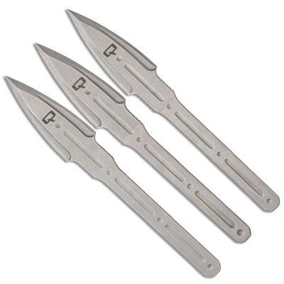 Quartermaster Kogi Throwing Knives Silver (Set of 3)