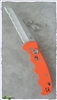 Spyderco C165GSBOR Autonomy H-1 Orange Serrated Blade