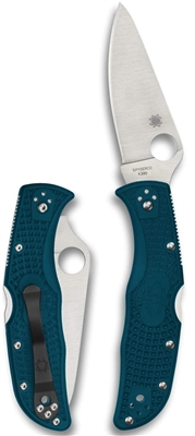 Spyderco Endela Lightweight, Blue FRN, 3.41" Satin K390