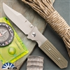 Terrain 365 STS-ATB 10903, Terravantium Clip Point, Bolstered Titanium Handles, Canvas Micarta