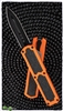 Titan D/A OTF Auto Orange Handle Black Double Edge Plain