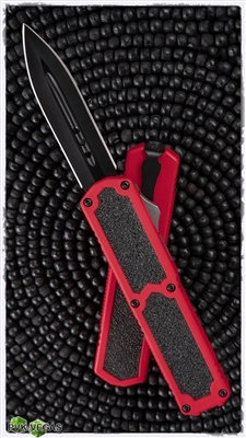 Titan D/A OTF Auto Red Handle Black Double Edge