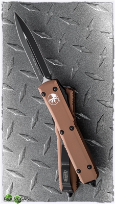 Microtech Ultratech D/E 122-1TA Black Blade Tan Handle