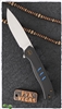 WE Knife Co. Seer Frame Lock, Black Titanium Handle, 3.5" Satin CPM-20CV