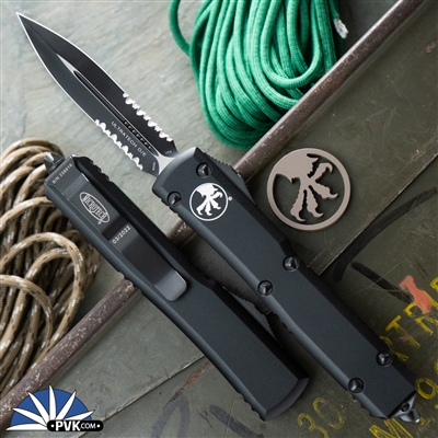 Microtech Ultratech D/E 122-2T Black Serrated Tactical