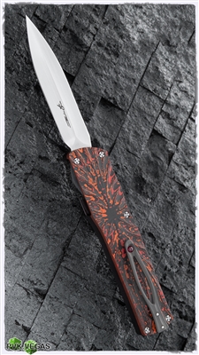 Brian Tighe Custom Twist Tighe D/A OTF Satin Dagger Red Fat Carbon