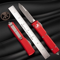Microtech Ultratech S/E 121-10APRD Apocalyptic Blade Red Handle