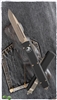 Microtech Ultratech 121-13AP Single Edge Apocalyptic Bronze Blade, Black Handle