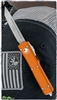 Microtech UTX-70 T/E 149-10OR Stonewash Blade Orange Handle