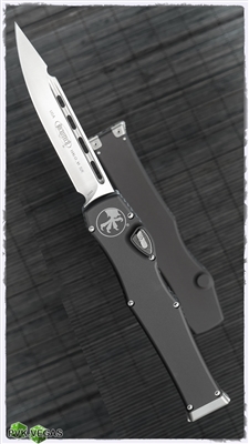 Microtech HALO 6 S/E 251-4 Satin Blade Black Handle