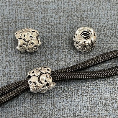 MW Pewter Craniology Bead