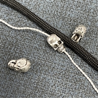 MW Pewter "Lilliputian Skull " Micro Skull Bead