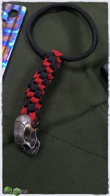 MW Iron Skull Black/Red Lanyard