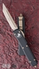 Microtech Ultratech 123-13 Tanto Bronze Blade, Black Handle