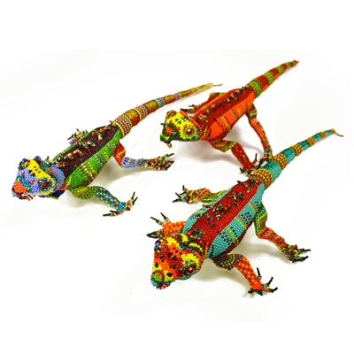 Iguana Figurine - 16" Head to Tail