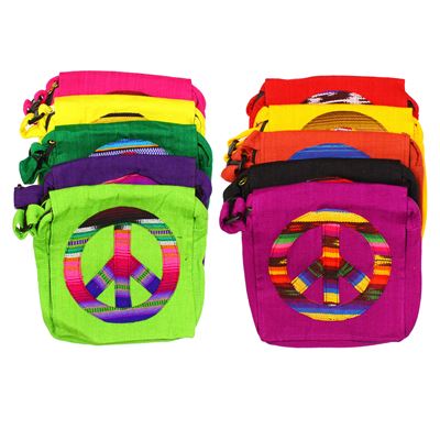 Textile Peace Bag, Small - #001 Assorted
