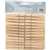 MintCraft HEA00050C-S3L Clothespin, Spring Opening, Wood, Natural, 3-3/8 in L x 3/4 in W x 3/8 in H