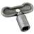 MintCraft PMB-5053L Silcock Key, For Use With 1/4 in Stem On Outside Water Faucets