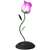 Boston Harbor PTP012-R1A-AA-1 Decorative Rose Solar Table Lamp, 15 in H, Metal (Base)