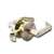 Mintcraft Y365CV Reversible Door Lever Lockset, Keyed Different, Solid Brass, Satin Stainless Steel