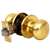 Mintcraft TF730V Baron Tubular Door Knob Lockset, Polished Brass