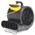 Powr-Flite PD500 Carpet Dryer/Air Blower, 4.8 A, Black