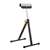Vulcan YH-RS004 Work Support Roller Stand, 198 lb, Black, Shiny