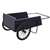Vulcan YTL22105 Weather Resistant Yard Cart, 42-1/2 in L x 12.6 in W x 24.4 in H, 7 cu-ft, Steel Frame, Wood Box