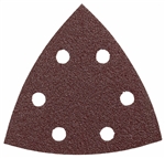 Bosch 3-3/4 In. 80 Grit 5 pc. Detail Sander Abrasive Triangles for Wood