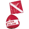 Dive Flag with Inflatable Float