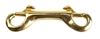 Double End Bolt Snap, 3.5", Brass