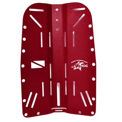 HOG Aluminum Backplate Red